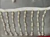 Colgante de encaje con borla de perlas hecho a mano con borla de cristal y cuentas para manualidades, estilo Dinastía Han, encaje para falda de perlas