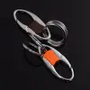 Colgante de cintura para hombre, anillo doble creativo, llavero de acero inoxidable, llavero multifuncional, abridor de botellas, llavero, fabricantes, venta al por mayor