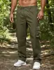 2026 Comercio Exterior Transfronterizo Más Vendido Pantalones Casuales Multibolsillos Moda Masculina Holgados Rectos Pantalones de Trabajo Al Por Mayor en Stock