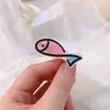Japonés lindo pececito horquilla hueso de pescado ins niña flequillo clip cabello deshilachado clip lateral estudiante original divertido clip