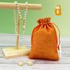 Bolsas de Linho Coloridas com Cordão para Atacado com Logo Impresso, Bolsas de Armazenamento com Cordão, Bolsas para Joias, Bolsas de Maquiagem