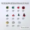 Serie Navideña de Otoño e Invierno Accesorios de Aleación para Uñas Árbol de Navidad de Diamante Copo de Nieve Venta Caliente Transfronteriza Decoraciones para Uñas