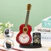 Despertador Creativo Contenedor de Lápices Violín Cubeta de Almacenamiento de Escritorio para Estudiantes Oficina Adornos de Reloj de Escritorio Regalos de Vacaciones