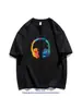 Camiseta de Manga Corta Estampada de Nicho con Diseño de Marca de Moda para Hombre, Nuevo Estilo de Verano, Holgada, Casual, Versátil, Estilo Pareja, Moderno
