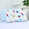 Almofada de Algodão Desenho Animado Infantil Acalmante para Bebê Veludo de Feijão Almofada de Dormir Pré-Escola Soneca Lavável Proteção da Coluna Cervical