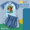 Traje de baño de dos piezas para niño Minecraft Abeja Pixelado Secado Rápido para Niño Bajito Conjunto de Natación Raglán con Gorro de Natación Juego de Tres Piezas