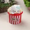 Acessórios de resina DIY de desenho animado, gatinho de xícara super fofo tridimensional com cola de creme, presilhas de cabelo, fivelas de sapato, chaveiros, pingentes