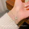 Pulsera de Lazo Micro-Pavimentada con Circonita Super Hada para Mujer, Pulsera de Cristal de Lujo Ligero de Alta Gama, Popular Pulsera Exquisita con Cierre Deslizante