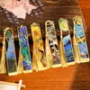 Marcador de Página Metálico Pintura a Óleo Van Gogh Vintage, Presente Cultural Criativo de Alto Padrão, Clipe para Página de Livro de Estudante, Marcador de Página Pequeno para Presente no Atacado