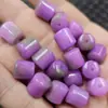 Cuentas Sueltas Morado Violeta Jadeíta Estilo Vintage, Cuentas Cilíndricas Moradas, Accesorios para Joyería Semi-Cilíndricos, Cuentas Hechas a Mano