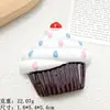 Ins Grande Assar Creme Bolo Copo Papel Copo Geladeira Adesivo Sobremesa Comida Brinquedo Resina Acessórios Capa de Celular Atacado