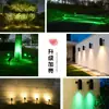 Focos impermeables para exteriores alimentados por energía solar para uso doméstico, iluminación de árboles de jardín, luces decorativas de ambiente, luces para césped y paisajismo