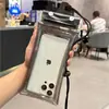 Funda Impermeable para Teléfono con Pantalla Táctil para Nadar, Fotografía Submarina y Buceo, con Correa para Llevar al Cuello