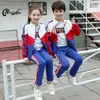 Uniformes Escolares Primários, Conjuntos Esportivos de Primavera, Outono e Inverno para Meninos e Meninas, Uniformes de Jardim de Infância Estilo Britânico, Uniformes de Classe Venda por Atacado