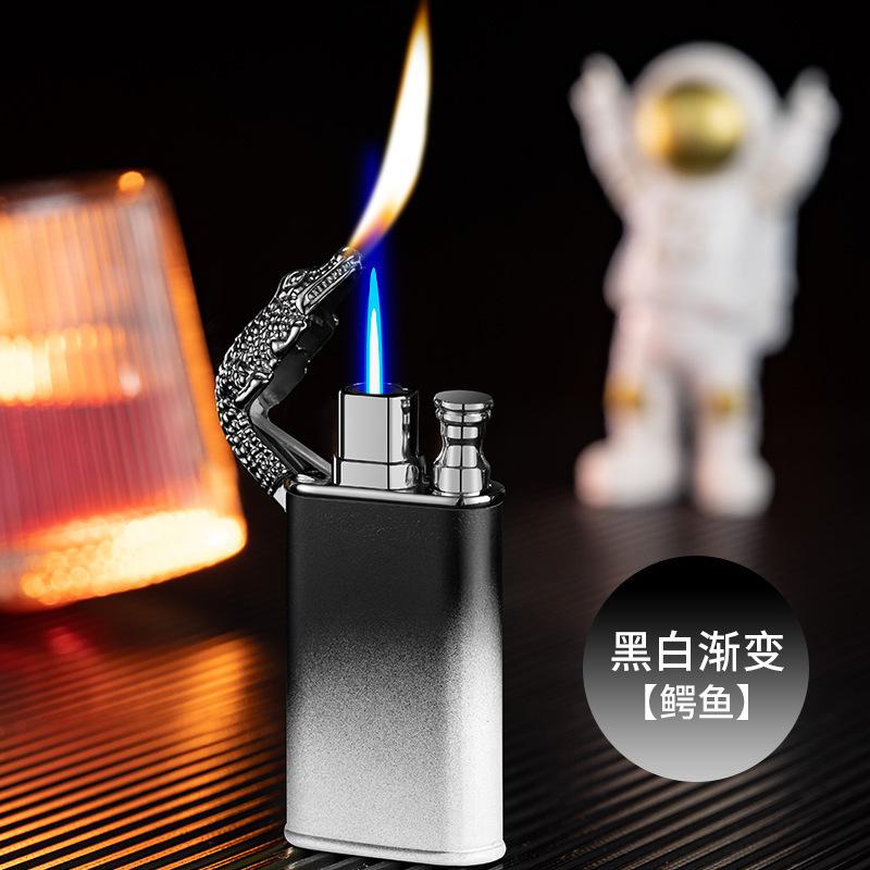 黑白渐变-鳄鱼