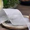 Fita importada da Coreia cor mágica fio de neve brilhante acessórios de cabelo material diy caixa de presente listra dupla de estrela organza
