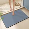 Alfombrilla de entrada al baño de lodo de diatomeas color sólido puerta de baño tela tecnológica absorbente antideslizante alfombrilla de baño de lodo de diatomeas