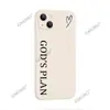 Capa de Celular de Silicone Minimalista Criativa Transfronteiriça com Design de Letra para Apple 17 Pro, iPhone 15/16 Capa Preta