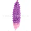 Perucas de Crochê Deep Wave para Tranças Sujas Transfronteiriças da África, Cabelo Trançado, Cachos Longos, Cachos Latino-Americanos, Extensões de Cabelo de Fibra Química