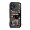 Comercio Exterior Chica Feliz Graffiti Funda para iPhone 17Pm Dulce Fresca Manzana 16 Funda de Silicona 15 Cubierta de Protección Total