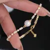 Accesorios DIY Plata de Ley S925 Elegante y con Estilo Accesorios de Pulsera de Perlas con Agujero Exquisita Pulsera Montura de Plata 8-12