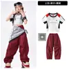 Roupas de Jazz para Meninas Tendência Menina Cool Dança de Rua Jazz Roupa Estilosa Grupo de Meninas Verão Doce Estilo Cool Roupa de Performance de Passarela
