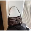 Bolso Cuadrado Pequeño de Alta Gama Transfronterizo 2025 Nuevo Bolso de Hombro de Moda Trendy Versión Coreana Ins Niche Sencillo Bolso de Axila para Mujeres