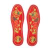 Pedal Sete Estrelas Bordado Ano Animal Vermelho Estilo Folclórico Palmilha Bordada à Mão Antiodor, Absorvente de Suor e Respirável