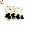 Botones Metálicos de Corazón de Moda Botones Pequeños Fragantes para Camisa Botones de Corazón de Melocotón para Cortavientos Botones de Corazón para Traje Decoración de Pedrería