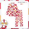 Pijamas de manga larga para niñas, primavera y otoño, 2024