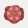 Nuevas Pegatinas de Sello de Cera Navideñas Copo de Nieve Pequeñas Etiquetas de Cera Pegatinas para Sellar Sobres Pegatinas de Cera Al por Mayor del Fabricante