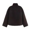 Colección Otoño/Invierno 2025: Moda Urbana Casual Cruzada Europea y Americana para Mujer Abrigo de Piel Sintética w025 11877