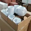 Copo Sublimação 11oz Branco Revestido Grau Aa Europeu e Americano Caneca Sublimação Caneca Transferência Térmica