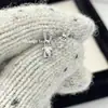 Coelho Fofo Doce e Cool Menina Orelha de Coelho Studs Ossos Piercing Duplo Único Brincos com Design Fofo