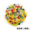 Botones Personalizados DIY de Resina de Colores Mixtos Kit de Materiales de Botones Hechos a Mano Creativos para Niños