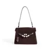 2026 Nuevo Bolso Kelly de Moda Versátil Simple de Gama Alta Bolso de Hombro Cuero Mate para Viajes de Negocios Gran Capacidad Bolso Cruzado