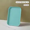 Bandeja para Uso Doméstico, Hotel, Restaurante, Bandeja de Té Rectangular, Montaje de Puesto, Bandeja para Postres Engrosada, Vajilla Plástica Práctica