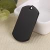 Fábrica de atacado de aço titânio militar dog tag aço inoxidável pet ID tag colar acessórios de vestuário atacado