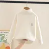 Suéteres de Cuello Alto para Niños y Niñas, Estilo Unisex, Modernos y Elegantes, Cálidos y Cortavientos con Forro Polar Integrado