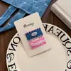 Nuevo Pasador de Encaje Azul Denim Fresco Versátil Accesorio para el Cabello de Niña Pinza para el Cabello Flequillo Pasador Lateral Adorno para el Cabello