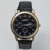 Reloj Popular para Hombre de Negocios de Aleación Celebridad de Internet Falso Tres Ojos Seis Manecillas Correa Moda Cuarzo Fabricante de Relojes para Hombre Venta al por Mayor