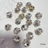 Decoraciones para Uñas con Bolas de Diamante Blanco, Sensación Popular de Internet, Diamantes Apilados Listos para Usar, Diamantes para Uñas tipo Azúcar Perlado, Decoraciones de Uñas Portátiles