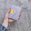 Porta-moedas Shui Bingyue Cor Sólida com Franja Carteira Curta Etsy Carteira Fina Ins Modelo Popular Transfronteiriço Feminino com Múltiplos Porta-Cartões