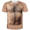 Europa e Estados Unidos T-shirt transfronteiriça comércio exterior para T-shirt masculina impressão digital 3D gola redonda manga curta fabricantes atacado T-shirt 3D