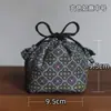 Elegante bolsa de tela para tetera, bolsa de almacenamiento para taza maestra de brocado, taza de té, bolsa de almacenamiento portátil para exteriores, bolsa gruesa para accesorios de té de viaje