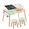 Mesa de brinquedo para crianças Estante infantil Conjunto de mesa e cadeira infantil Mesa de jogos infantil Mesa de atividades para bebês Mesa de desenho infantil
