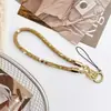 Lanyard de Muñeca Largo de Cristal con Cruz Nuevo Más Vendido Cadena de Colgante de Llave de Moda para Teléfono Móvil Corto con Pedrería