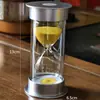 Reloj de Arena Plateado de Alto Brillo Temporizador de 10/20/30 Minutos para Niños Tiempo de Estudio Autodisciplina Examen de Ingreso a la Universidad Regalo de Graduación