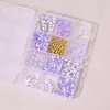 Conjunto de Acessórios Populares DIY para Miçangas Transfronteiriças Resina Miçangas Pequenas Materiais para Pulseira Colar Educacional Infantil Joias