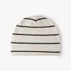 Gorro de Punto a Rayas de Otoño para Hombres y Mujeres, Gorro sin Visera para Actividades al Aire Libre, Gorro Cálido Casual Estilo Coreano a Prueba de Viento para Estudiantes